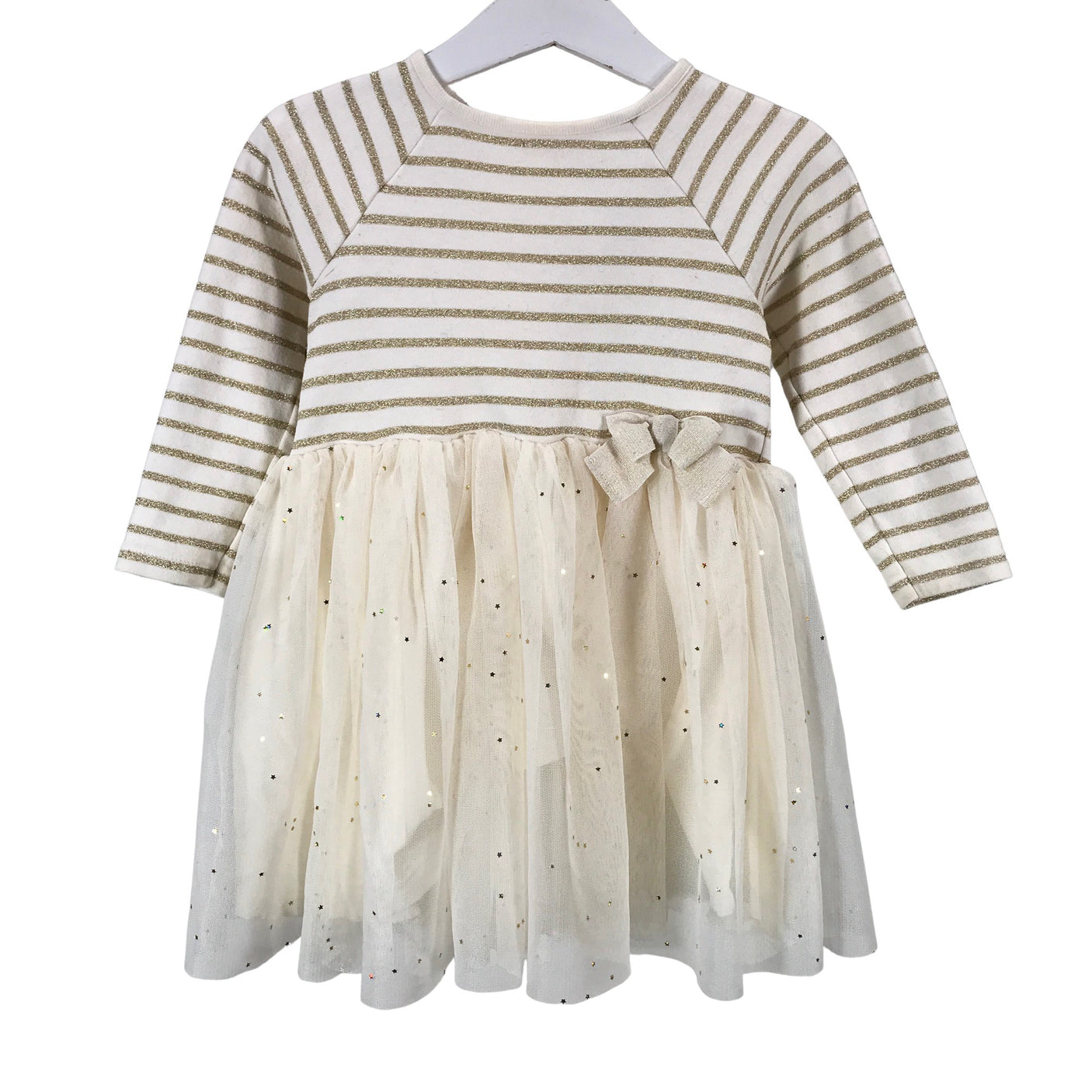 Unisex Petit Bateau - Juhlamekko, koko 80 - 86 - (1)