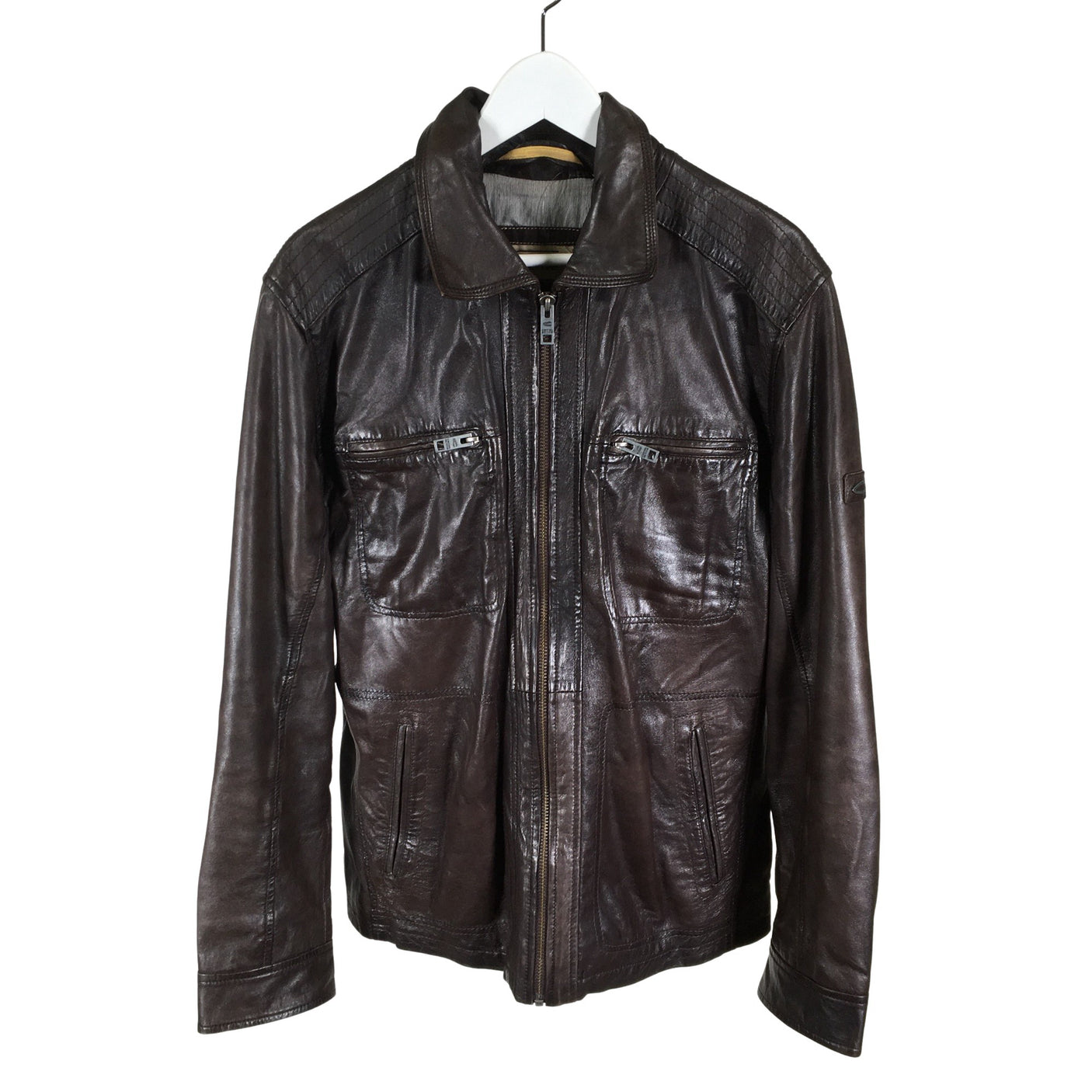 Unisex Camel Active - Nahkatakki, koko L - (1)