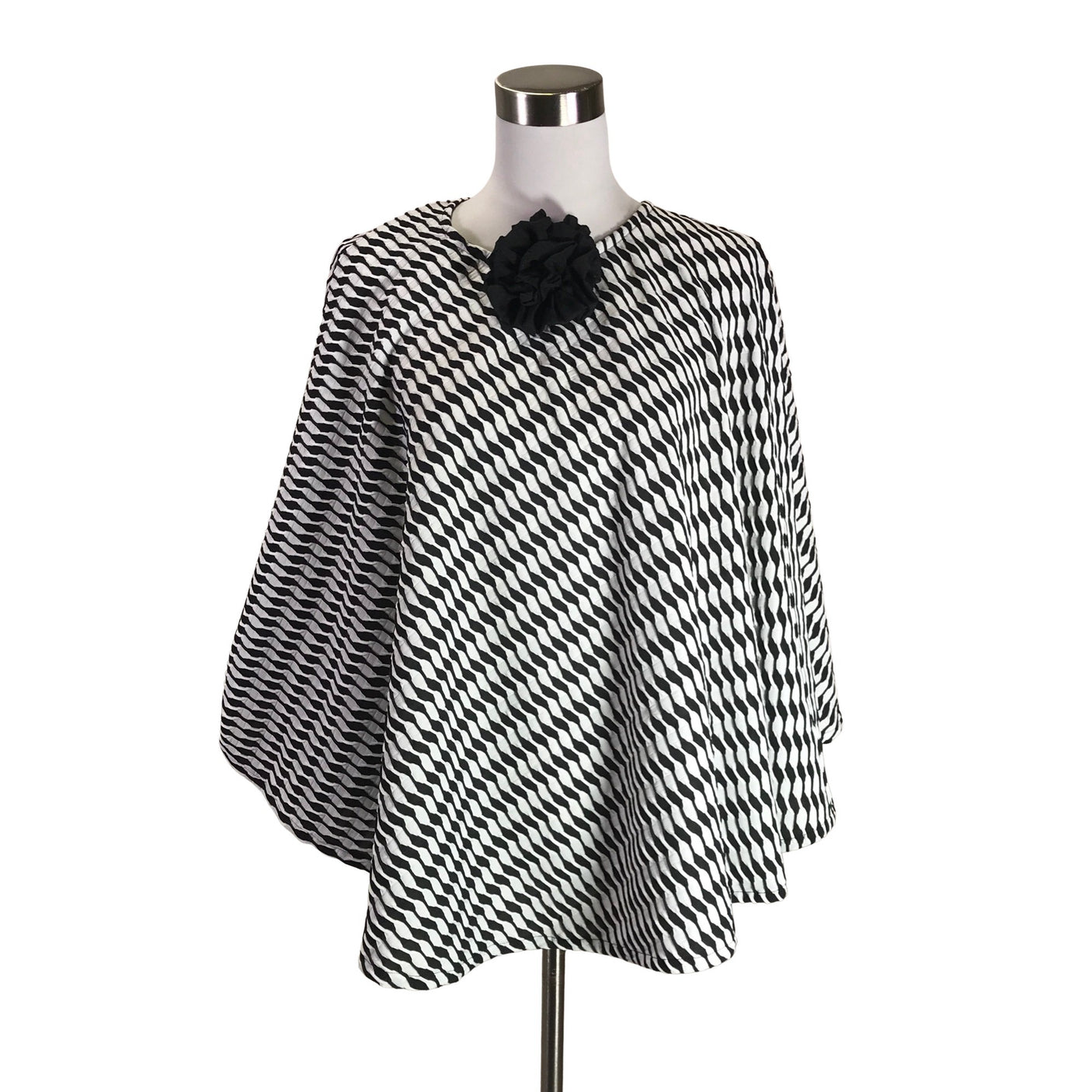 Unisex Saravila - Poncho, koko 40 - (1)
