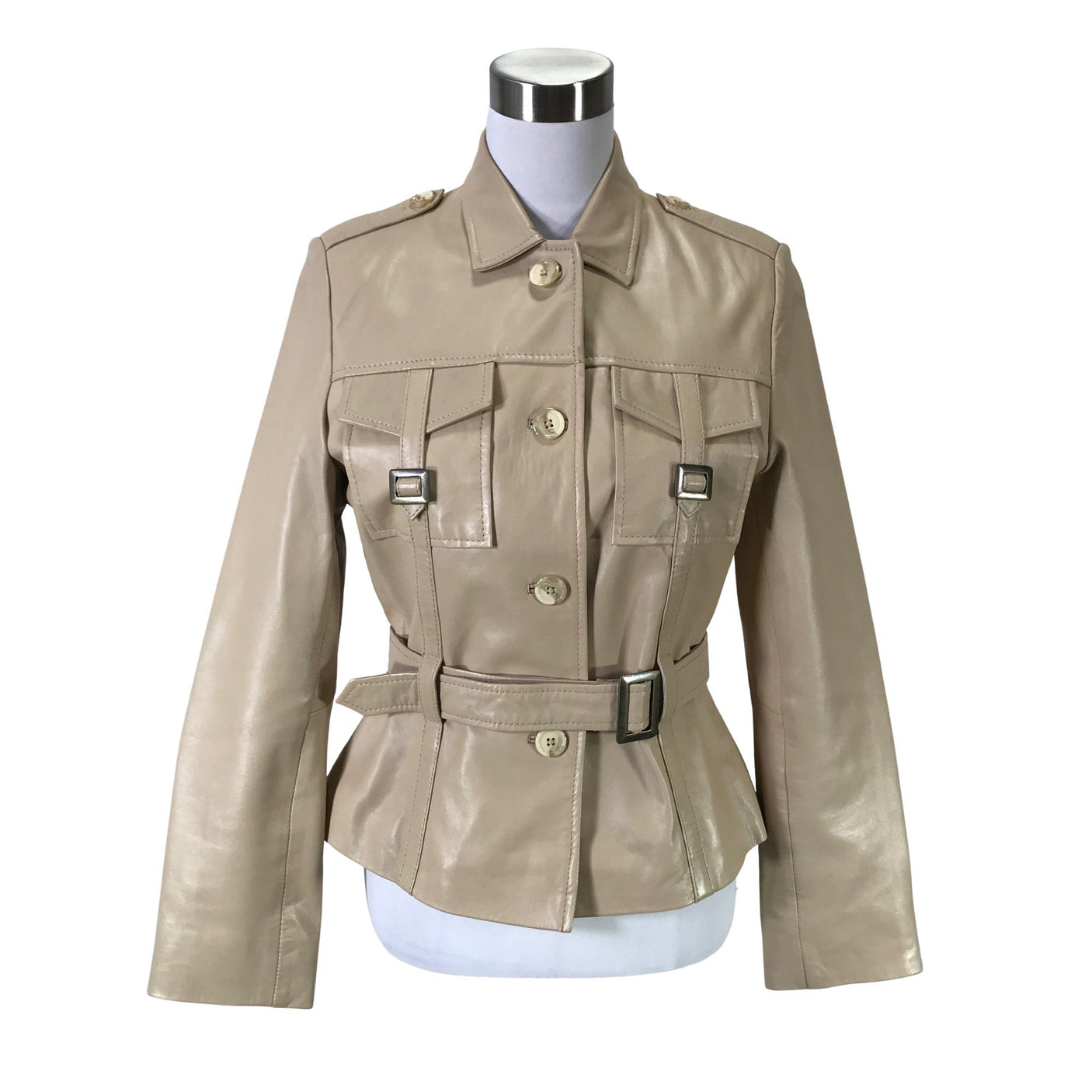 Unisex Emma - Nahkatakki, koko 36 - (1)