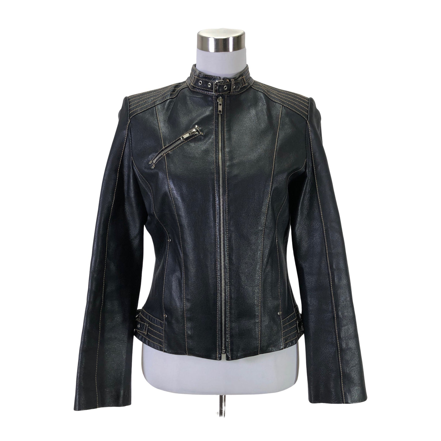 Unisex O.I.S - Nahkatakki, koko 36 - (1)