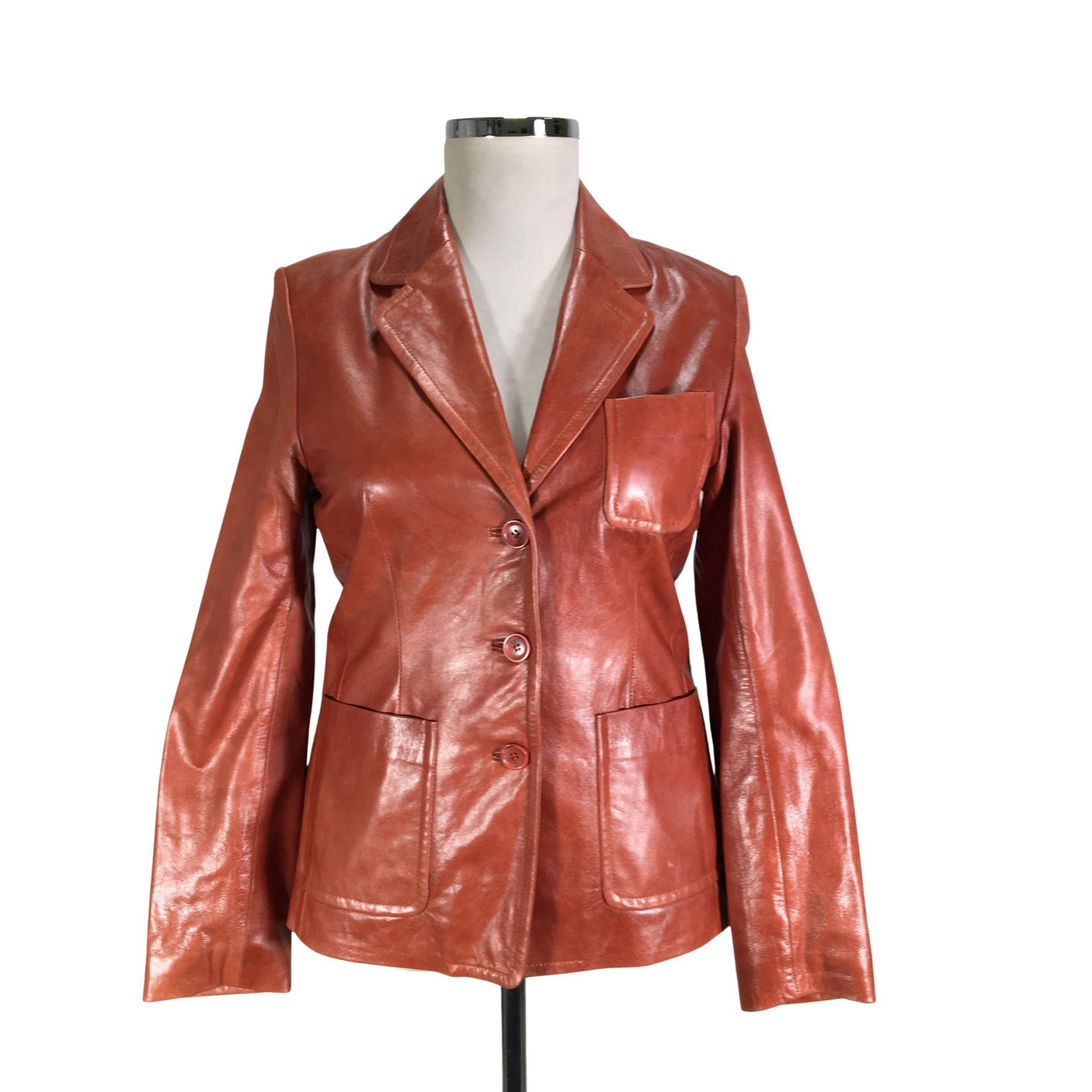 Unisex Hollies - Nahkatakki, koko 40 - (1)
