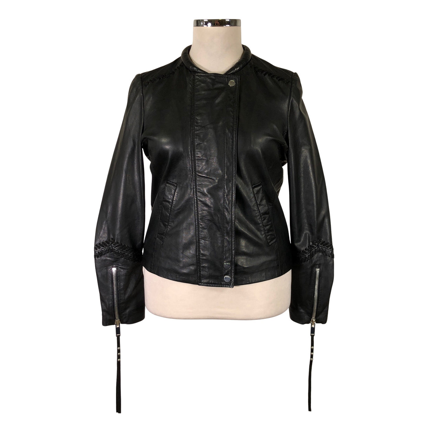 Unisex IKKS - Nahkatakki, koko 42 - (1)