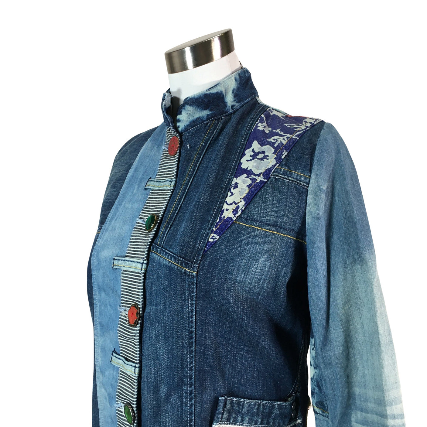 Unisex Desigual - Farkkutakki, koko 38 - (3)