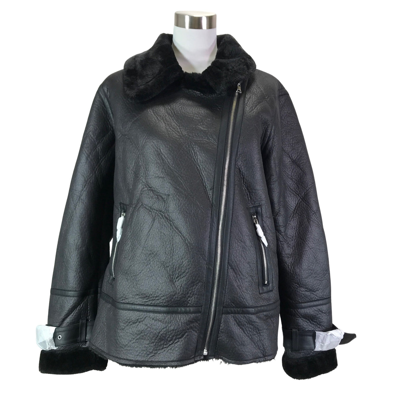 Unisex New look - Nahkatakki, koko 40 - (1)