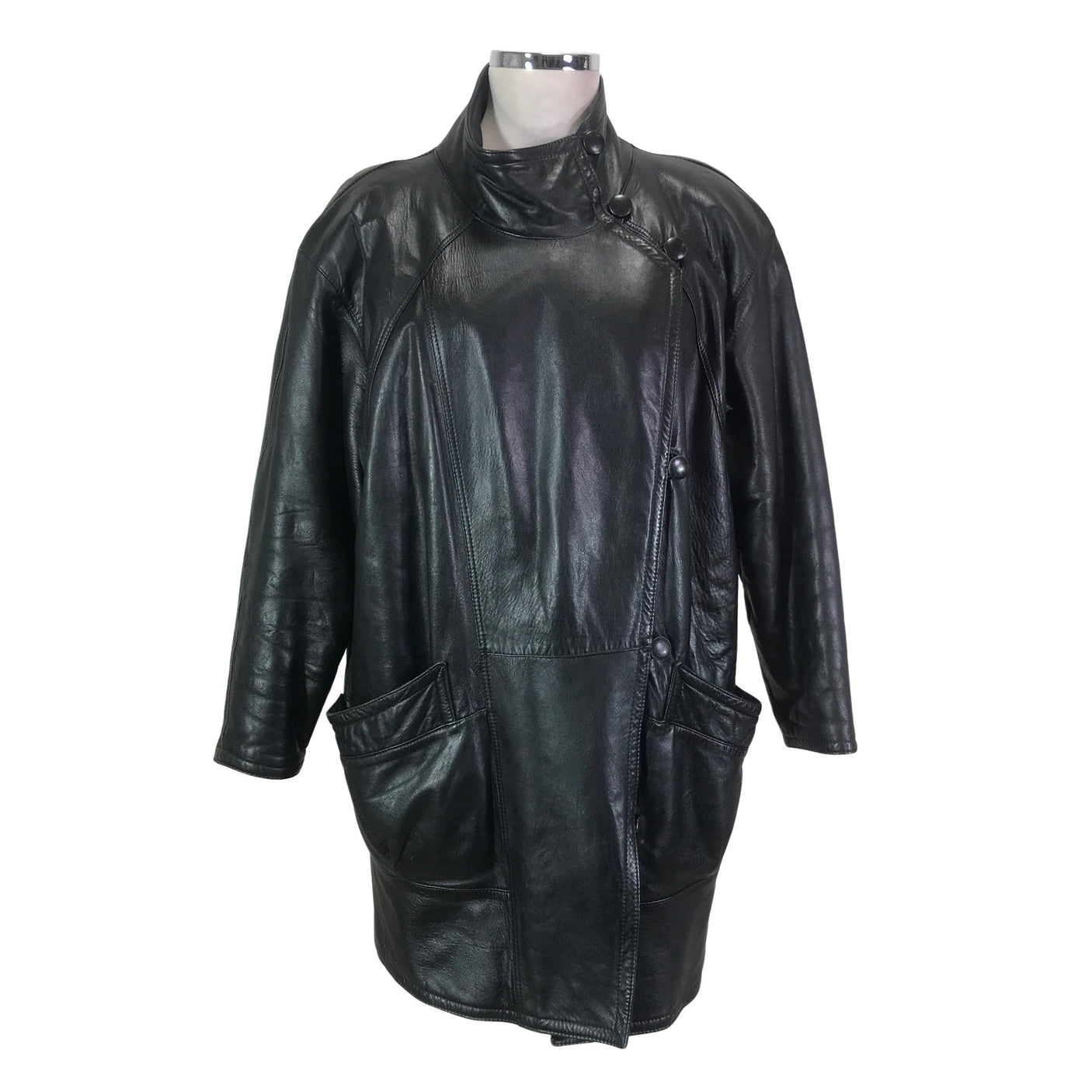 Unisex Friitala - Nahkatakki, koko 46 - (1)