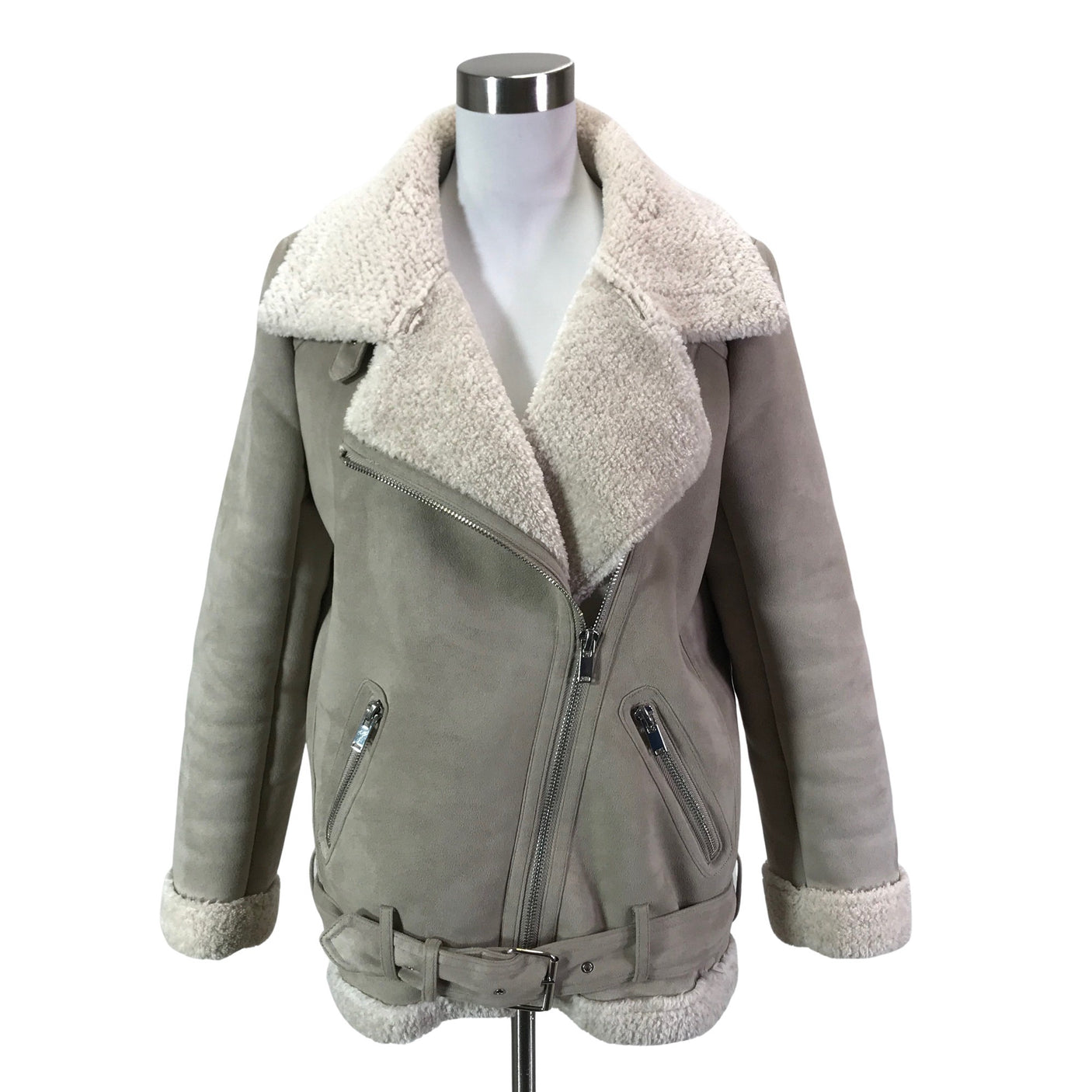 Unisex Zara - Nahkatakki, koko 36 - (1)
