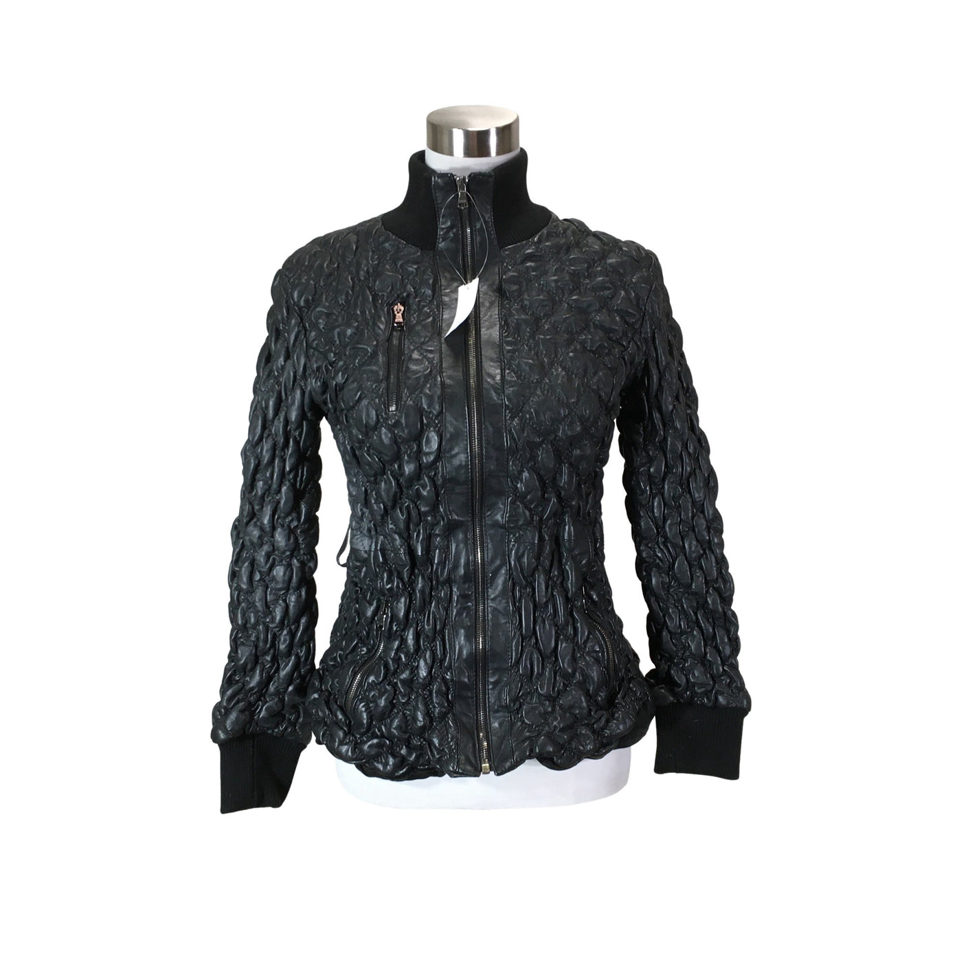 Unisex Bruno Morelli - Nahkatakki, koko 34 - (1)