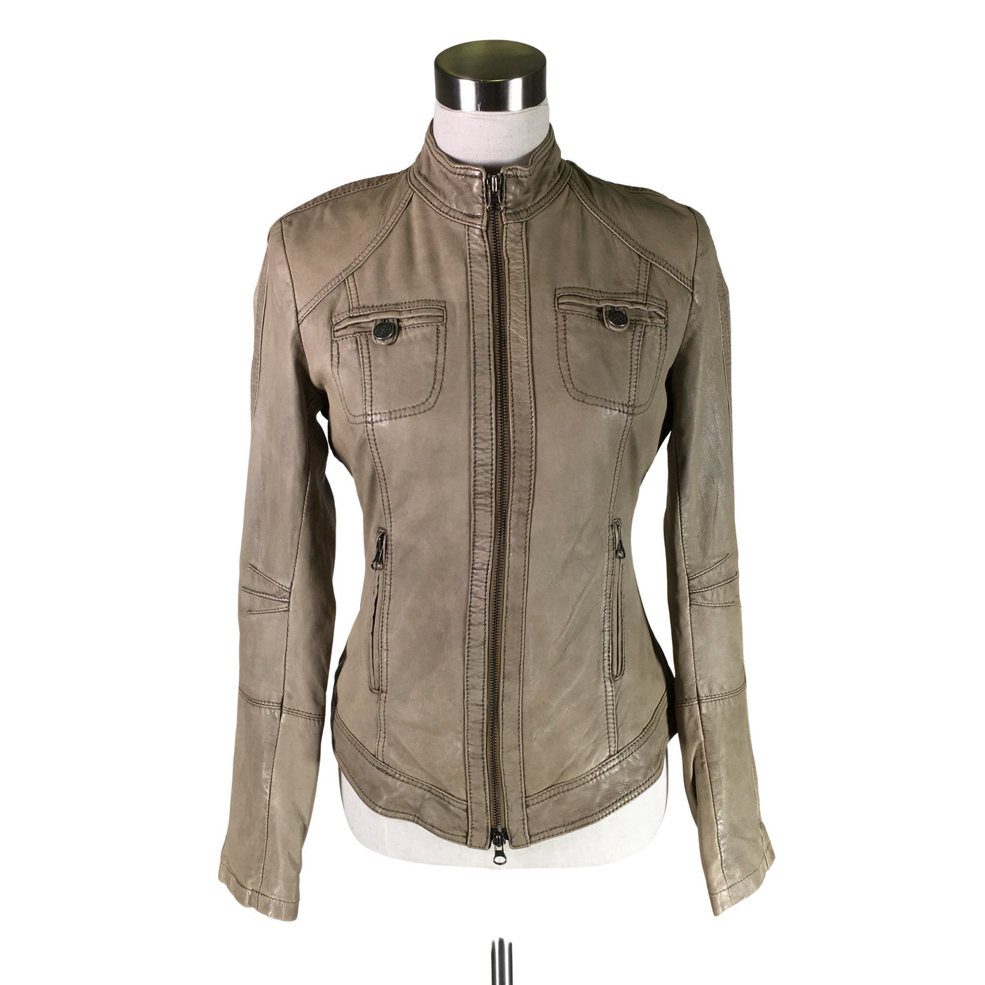 Unisex Ouì - Nahkatakki, koko 36 - (1)