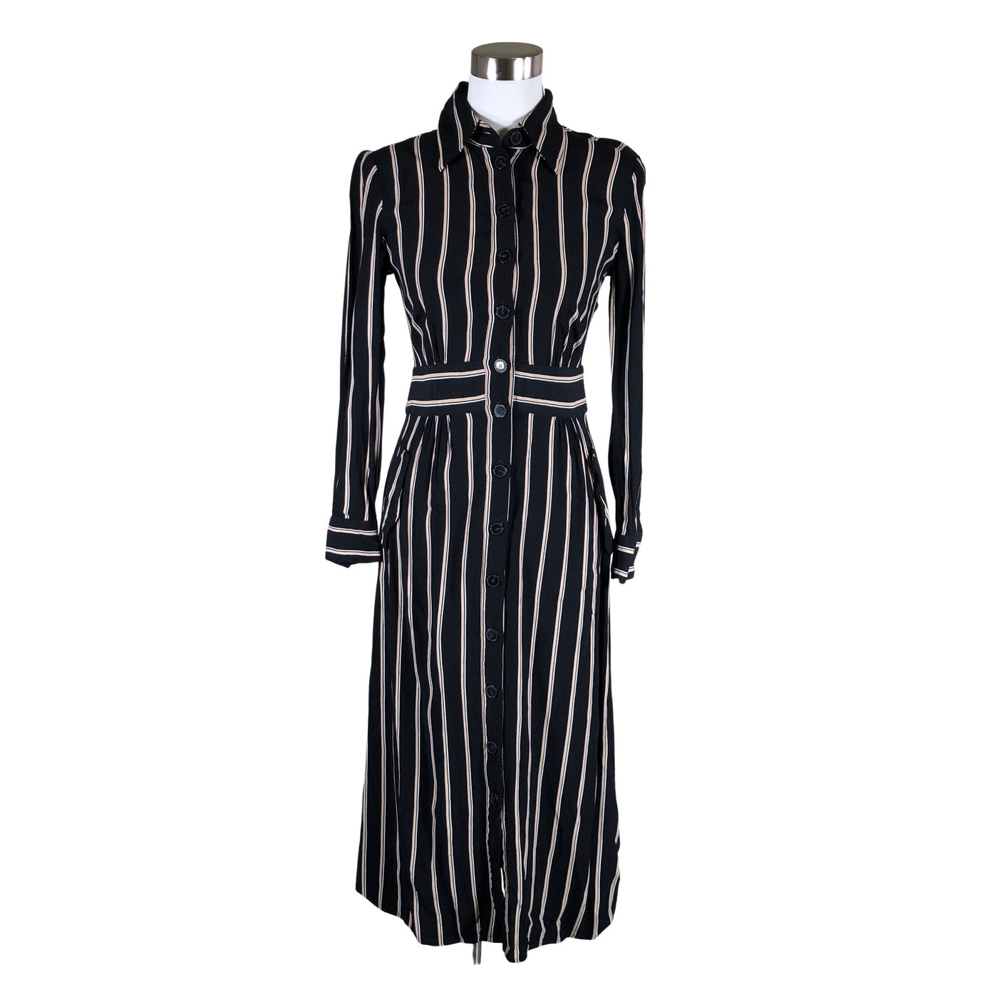 Unisex Massimo Dutti - Sifonkimekko, koko 36 - (1)