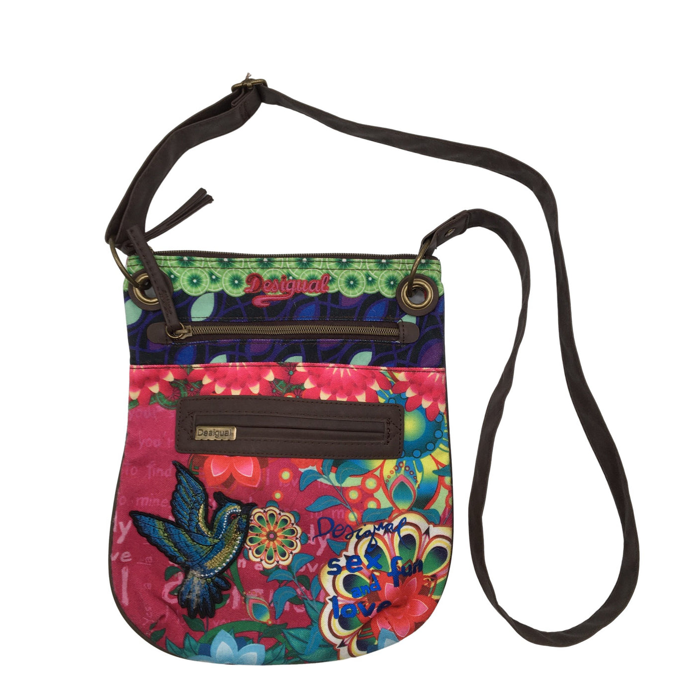 Unisex Desigual - Olkalaukku, koko Midi - (1)