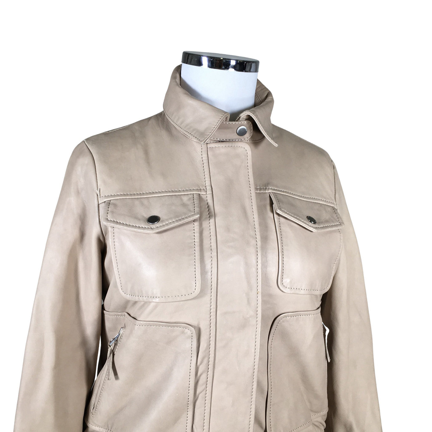 Unisex Esprit - Nahkatakki, koko 42 - (3)