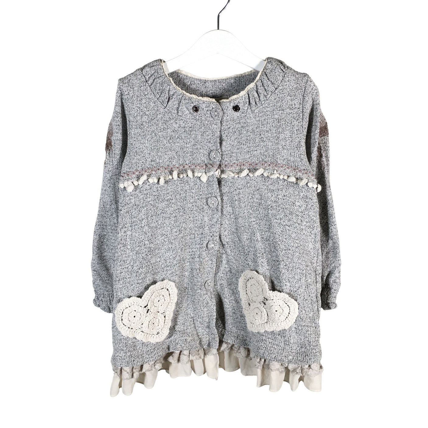Unisex Creamie - Neuletakki, koko 110 - 116 - (1)