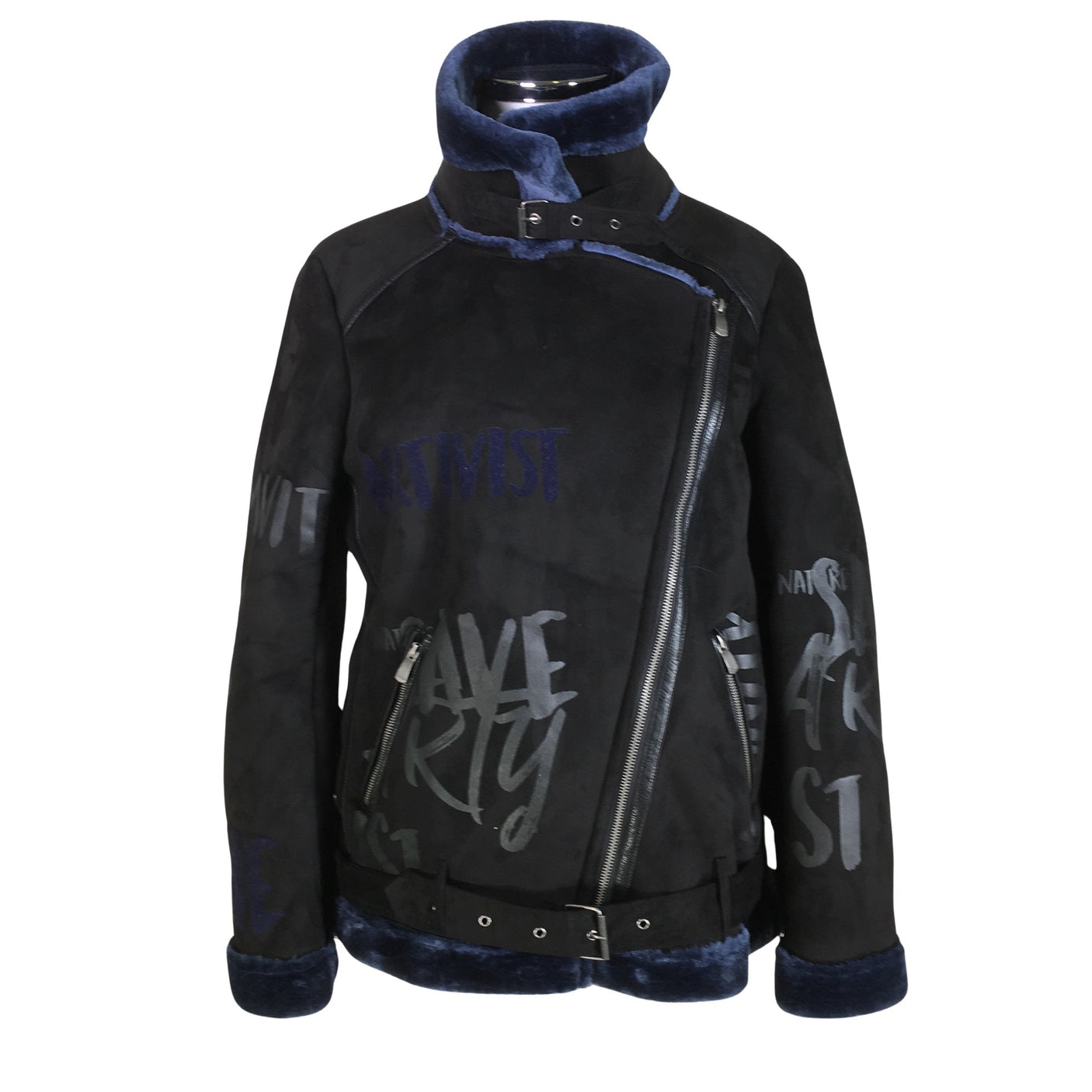 Unisex Desigual - Nahkatakki, koko 44 - (3)