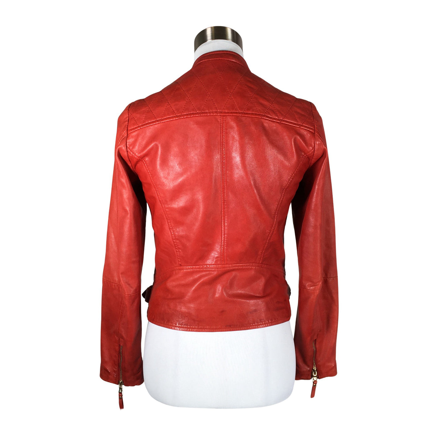 Unisex Massimo Dutti - Nahkatakki, koko 34 - (2)
