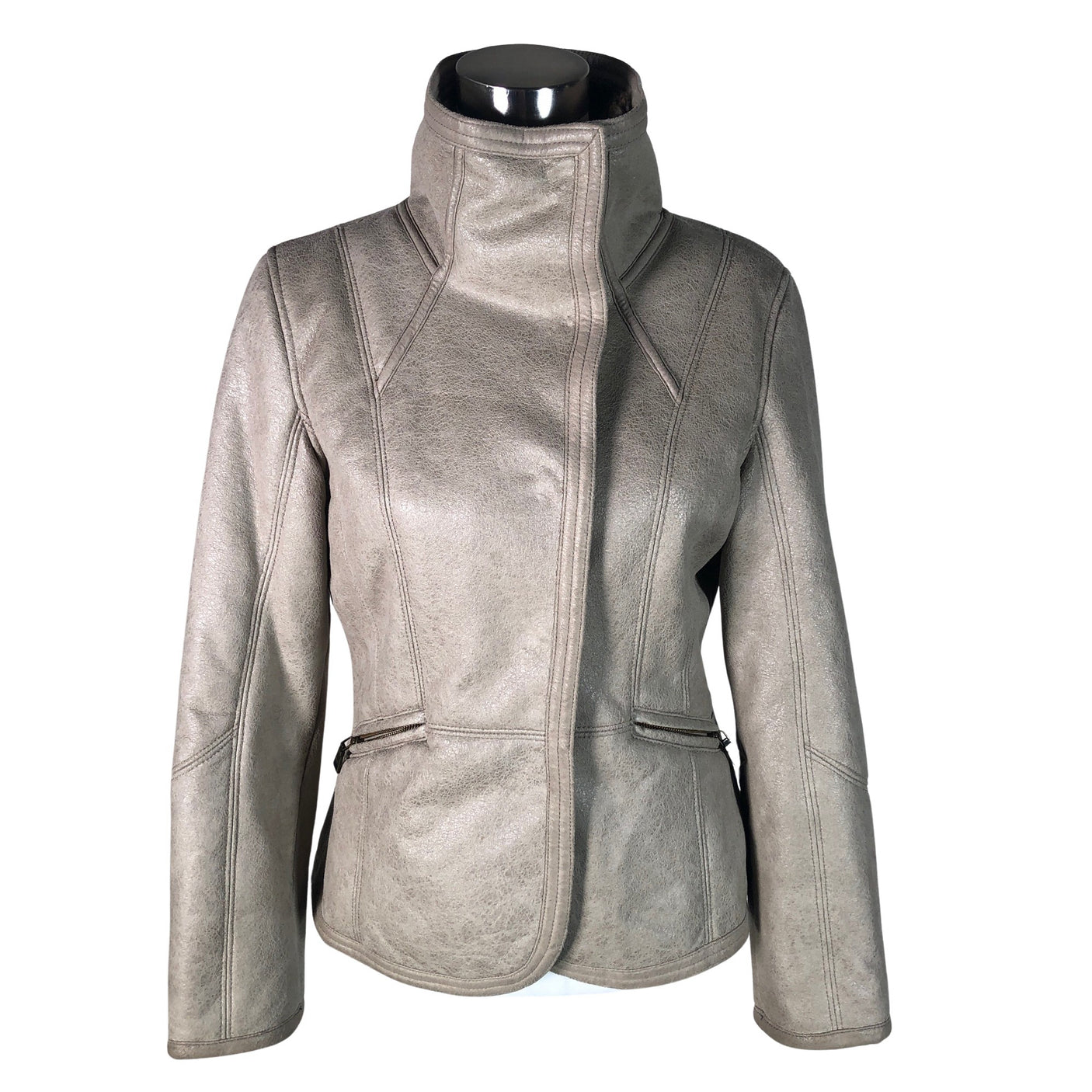 Unisex Armani Jeans - Nahk jakk, suurus 38. - (2)
