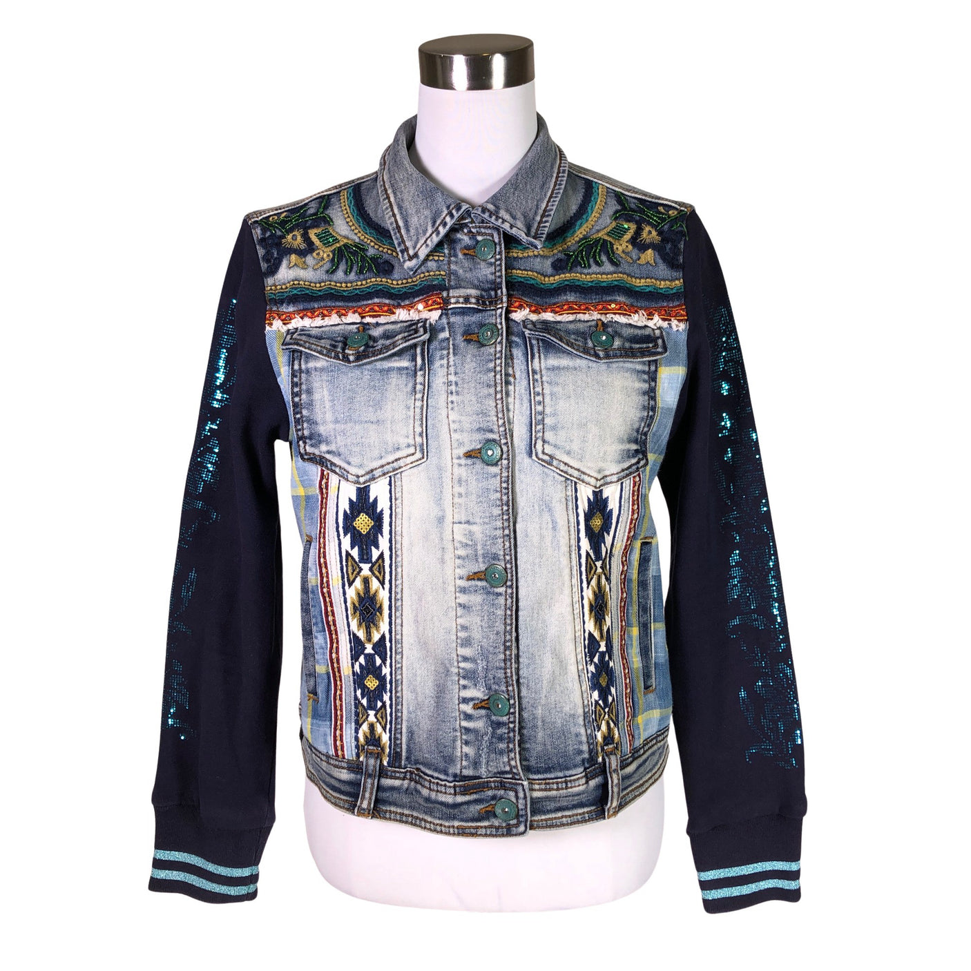 Unisex Desigual - Farkkutakki, koko 40 - (1)