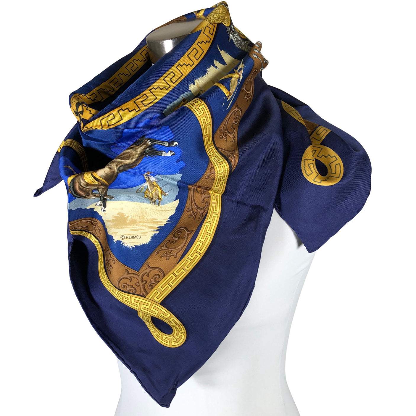 Unisex Hermès - Huivi, koko Maxi - (2)