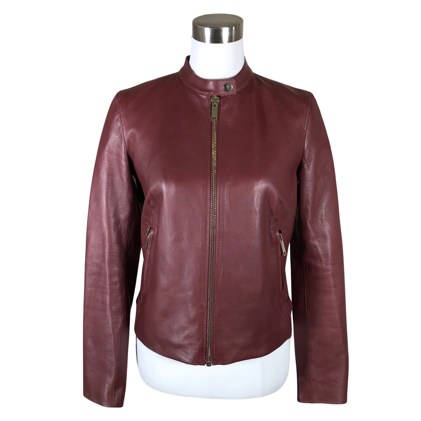 Unisex Massimo Dutti - Nahkatakki, koko 36 - (1)