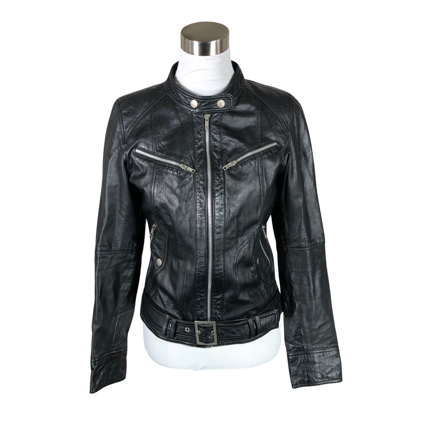 Unisex Esprit - Nahkatakki, koko 38 - (1)