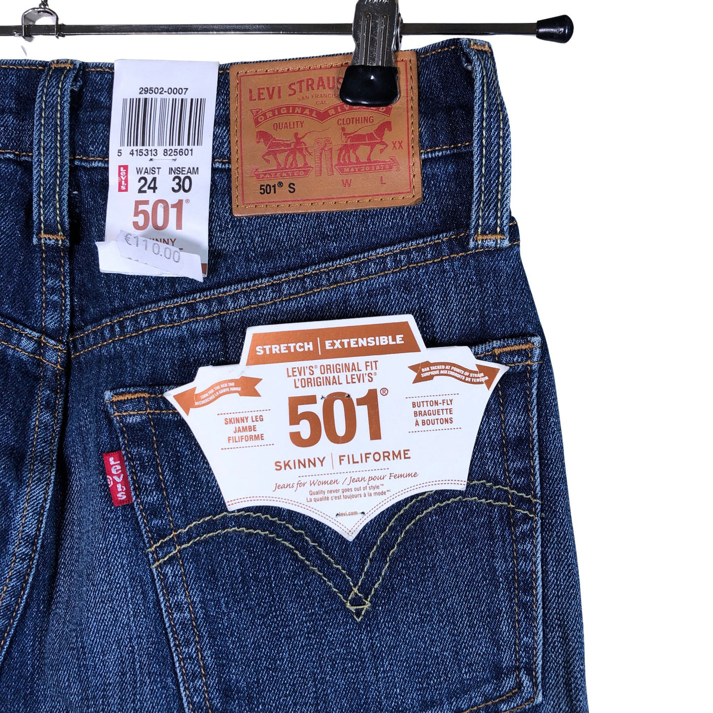 Unisex Levi's - Farkut, koko W24 - (3)