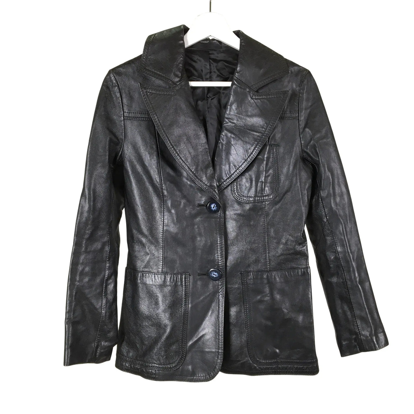Unisex Friitala - Nahkatakki, koko 38 - (1)