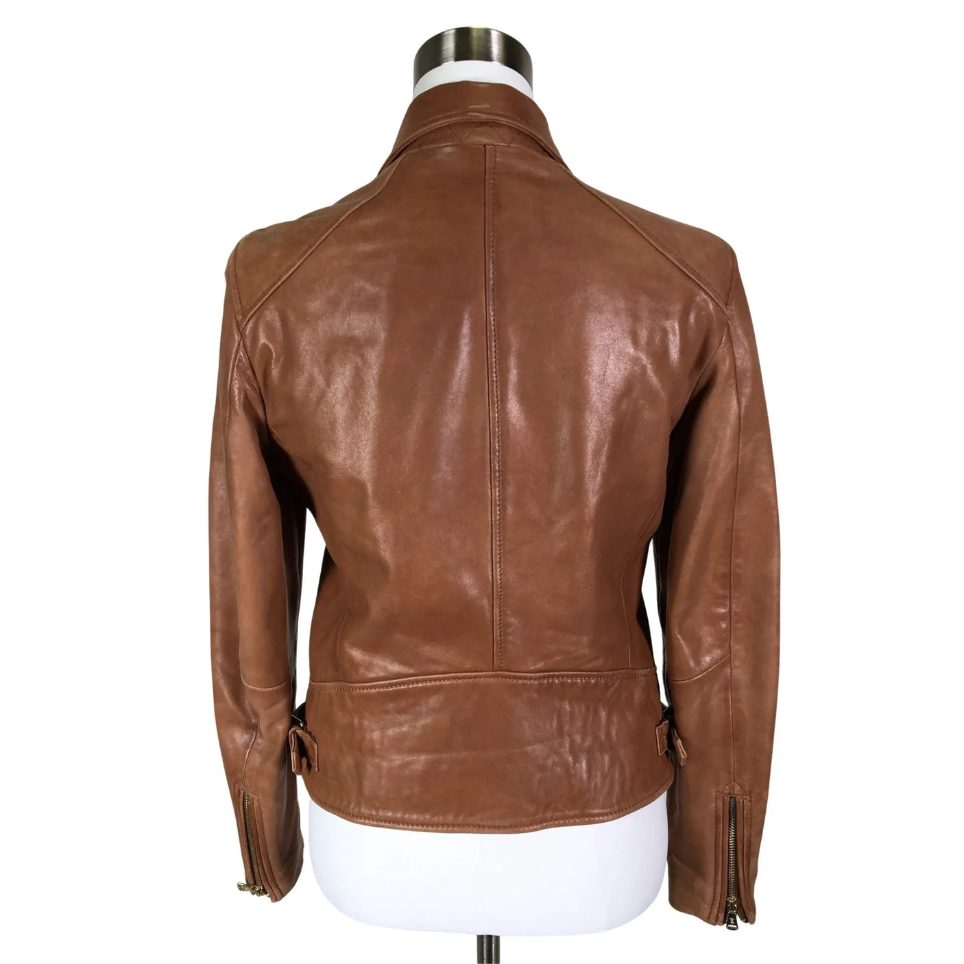 Unisex Massimo Dutti - Nahkatakki, koko 38 - (2)