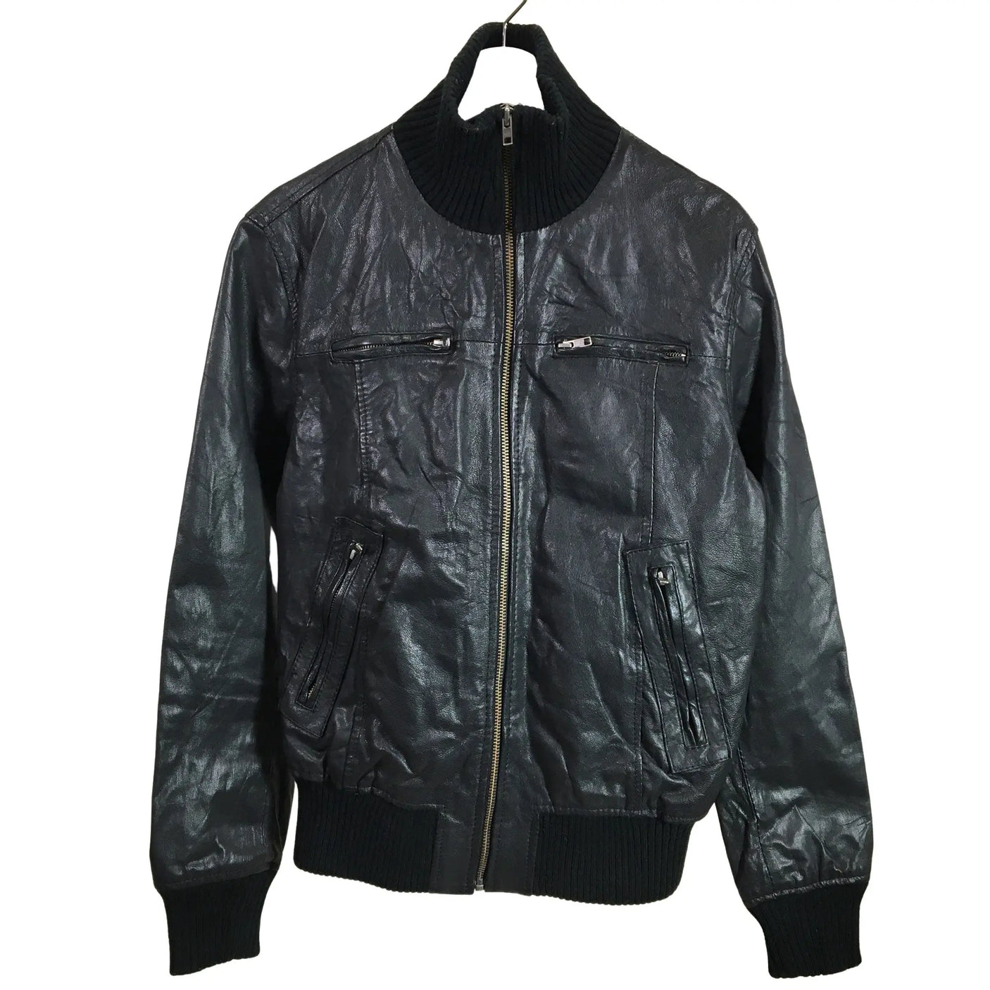 Unisex Jack & Jones - Nahkjakk, suurus M - (1)