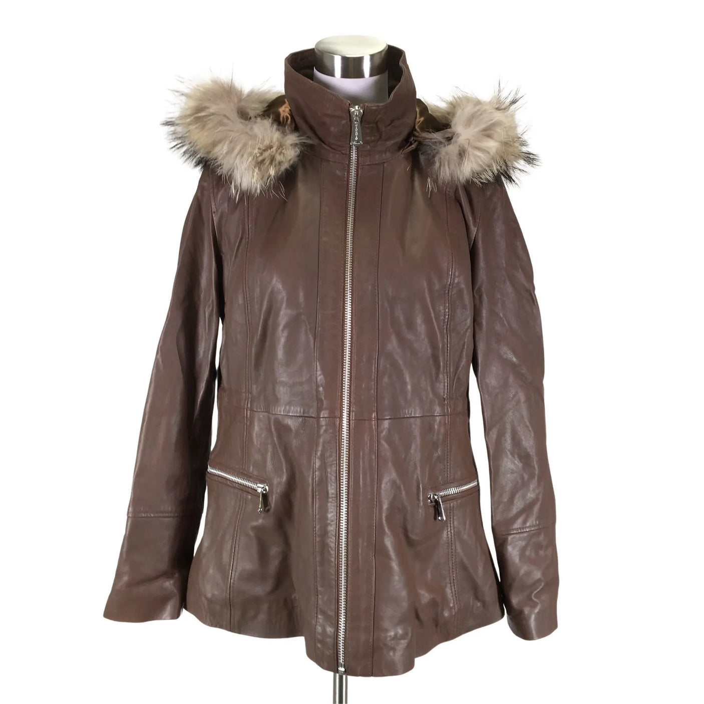 Unisex Giorgio Cuirs - Nahkatakki, koko 46 - (1)