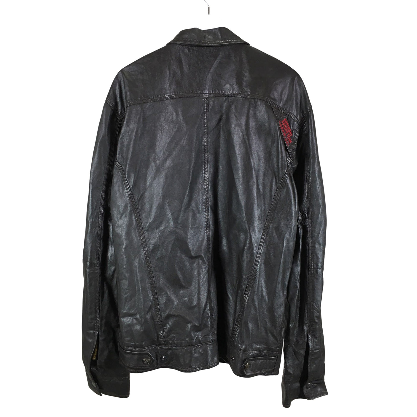 Unisex Superdry - Nahkatakki, koko XXL - (2)