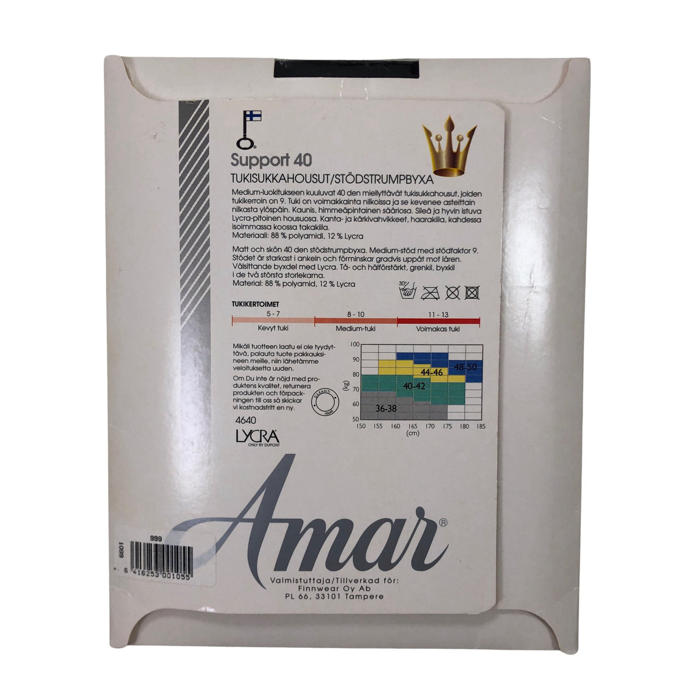 Unisex Amar - Sukkahousut, ohuet, koko 40 - (2)