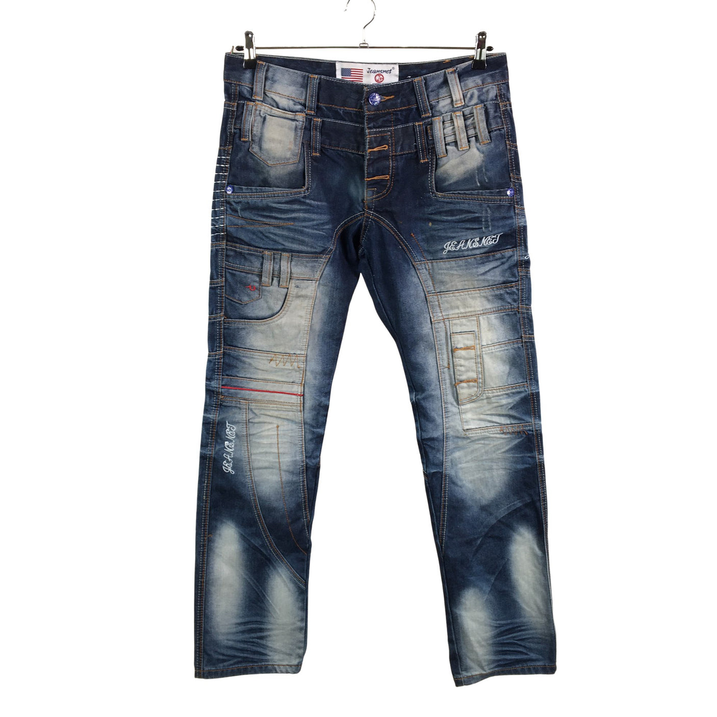 Unisex Jeansnet - Farkut, koko L - (1)