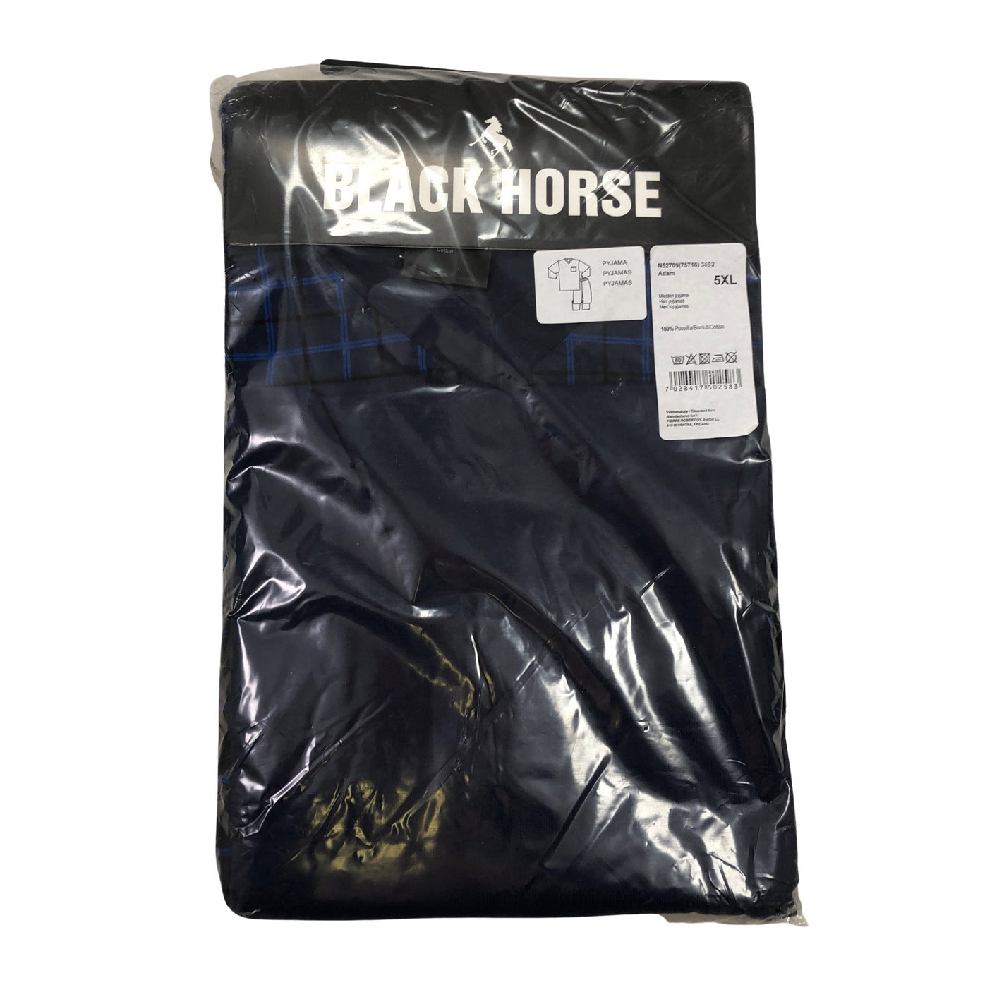 Unisex Black Horse - Yöasu, koko XXXXXL - (1)
