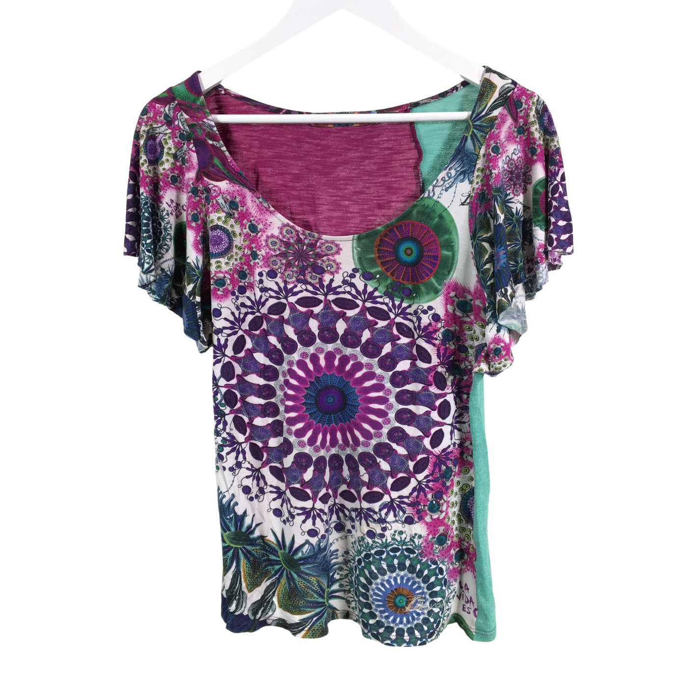 Unisex Desigual - Lyhythihainen pusero, koko 38 - (1)