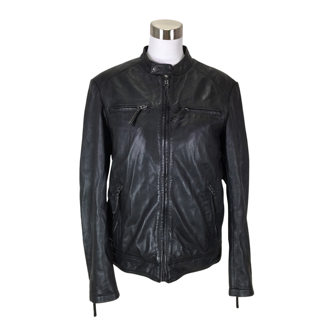 Unisex Serge Pariente - Nahkatakki, koko L - (1)
