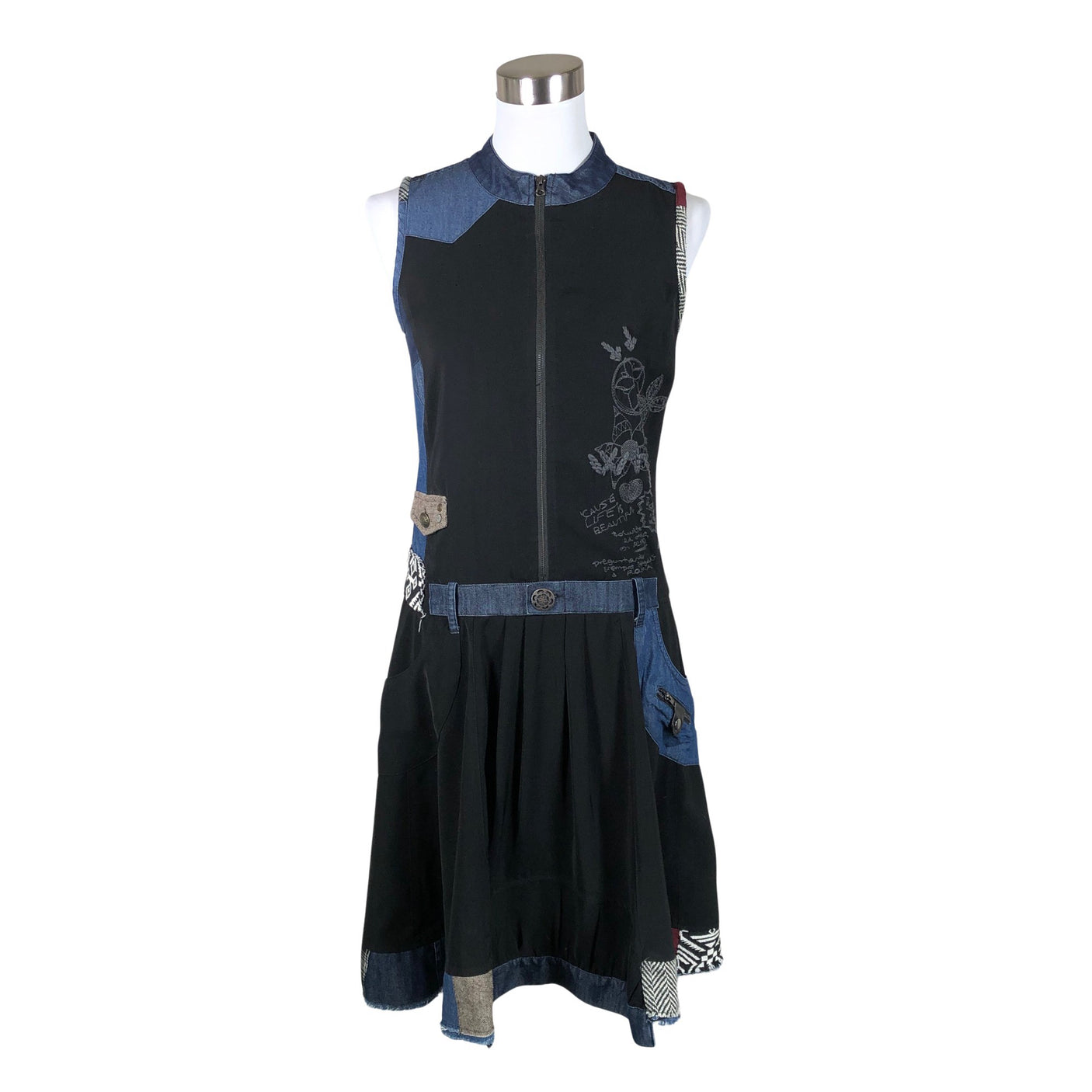 Unisex Desigual - Kangas kleit, suurus 38. -  (1)