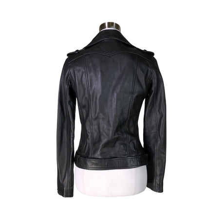 Unisex Maje - Nahkatakki, koko 40 -  (2)