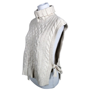 Unisex MSCH Copenhagen - Kootud vest, suurus 36 - Looduslik valge (2)