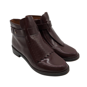 Unisex Tory Burch - Poolsaapad, suurus 38 - Veinipunane (3)