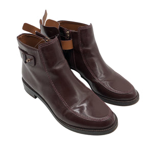Unisex Tory Burch - Poolsaapad, suurus 38 - Veinipunane (4)