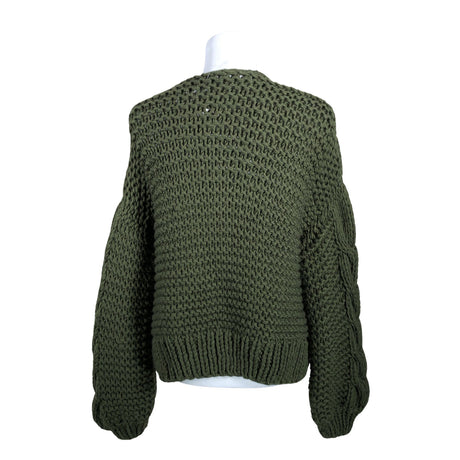 Unisex Handmade - Kardigan, suurus 38 - Roheline (2)