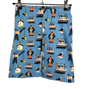 Unisex Marimekko - Trikotaažist lühikesed püksid, suurus 110 - 116 - Sinine (1)