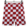 Unisex Marimekko - Trikotaažist lühikesed püksid, suurus 104 - 110 - Punane ()