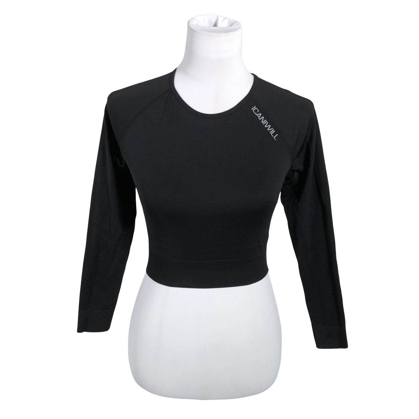 Unisex ICIW – Icaniwill - Spordisärk, pikad käised, suurus 34 - Must (1)