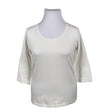 Unisex Global - Trikotaažist pluus, suurus 42 - Looduslik valge ()
