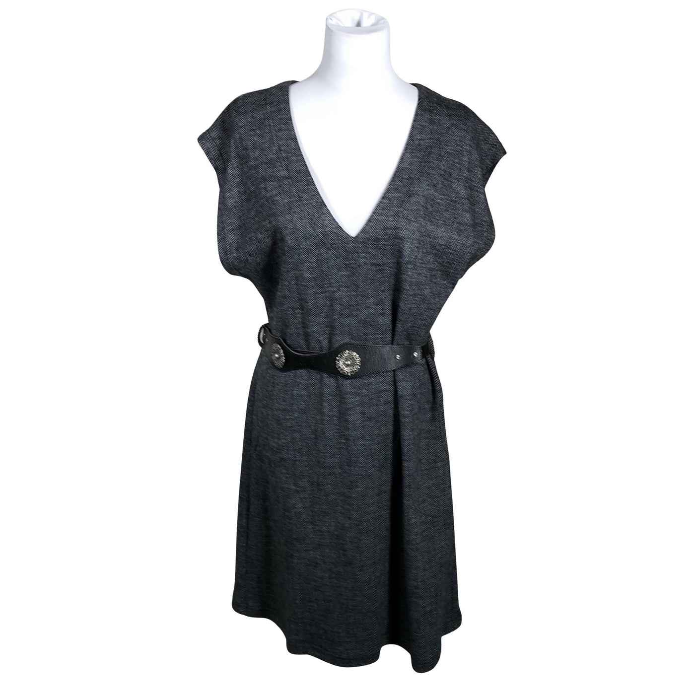 Unisex Promise - Kootud kleit, suurus 36 - Hall (1)
