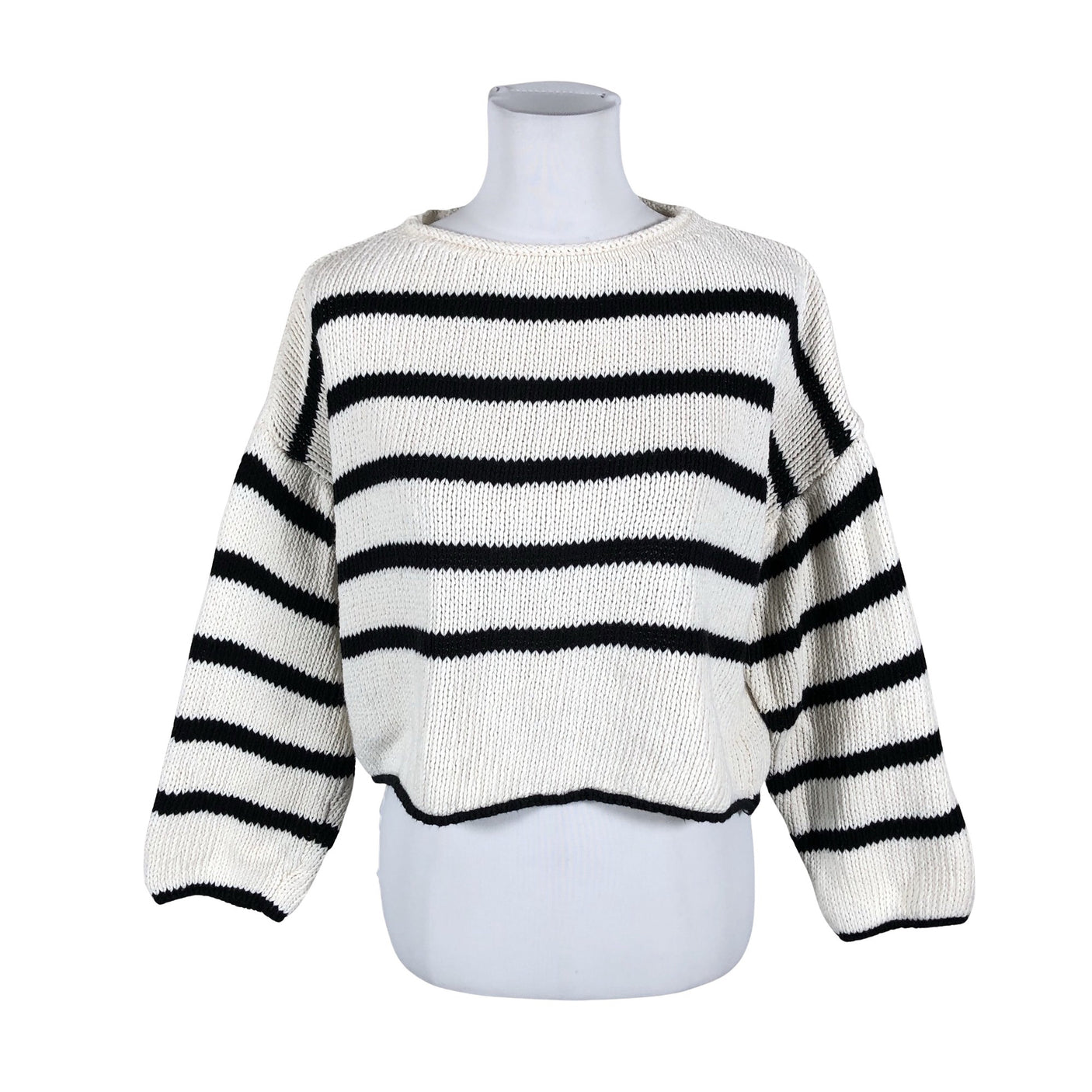 Unisex Bohemiana - Kampsun, suurus 38 - Looduslik valge (1)