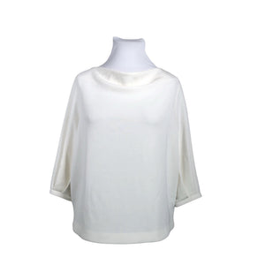 Unisex s.Oliver - Trikotaažist pluus, suurus 44 - Valge (1)