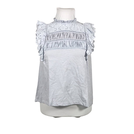 Unisex Holly & Whyte by Lindex - Trikotaažist topp, suurus 44 - Helesinine ()