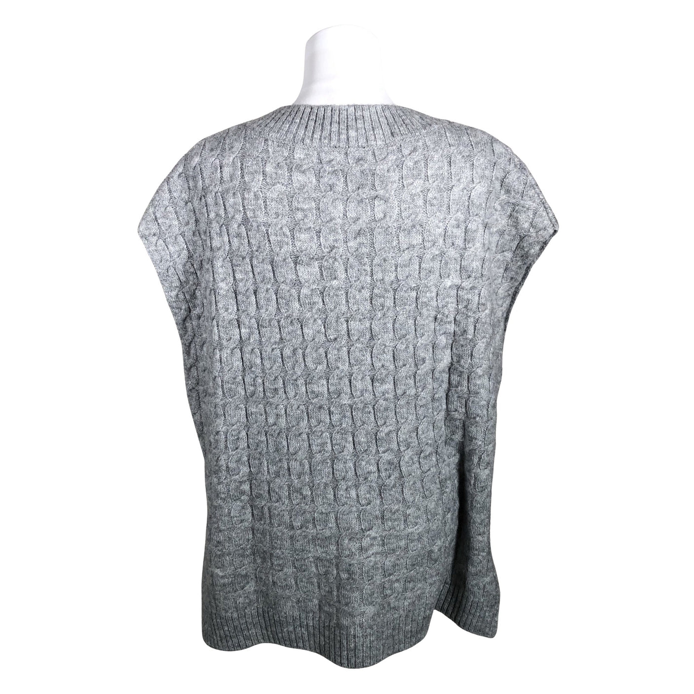 Unisex Lindex - Kootud vest, suurus 40 - Hall (3)